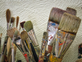 Pinselköpfe, Nahaufnahme