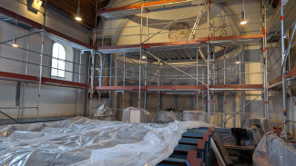 Die Kreuzkirche wird renoviert